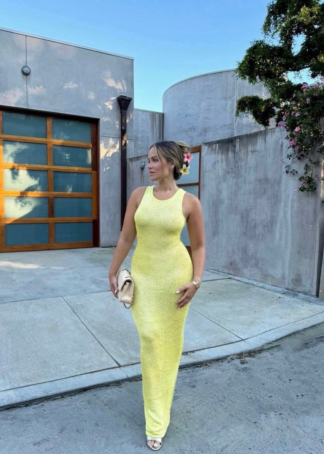 Asta Resort - Chartreuse Sequin Natalia Dress